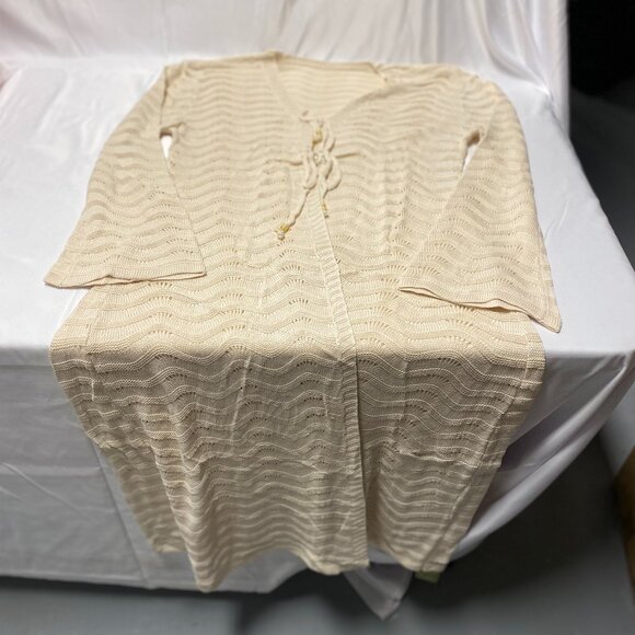 JoJo Belle Tie Front Kimono Cove - Picture 3 of 4